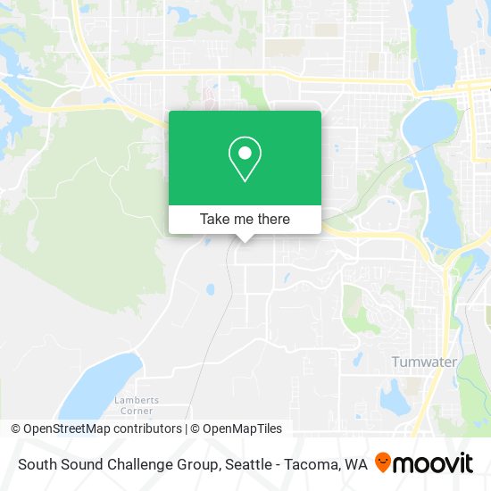 South Sound Challenge Group map