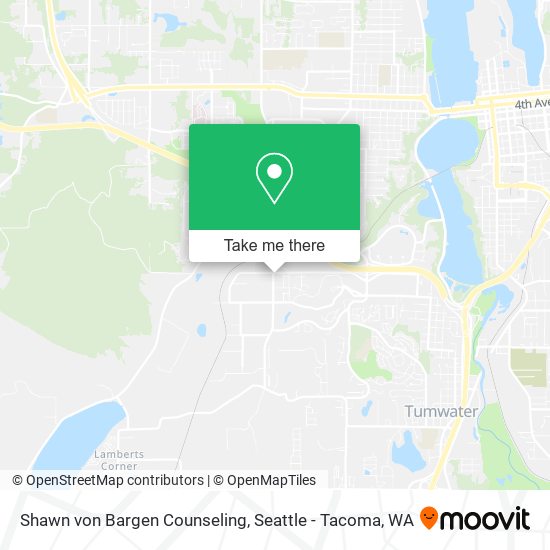 Shawn von Bargen Counseling map