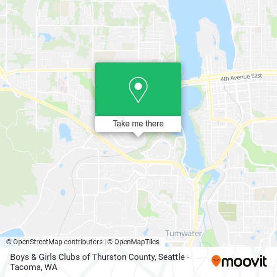 Mapa de Boys & Girls Clubs of Thurston County