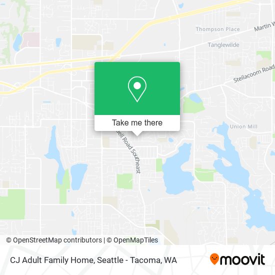 Mapa de CJ Adult Family Home
