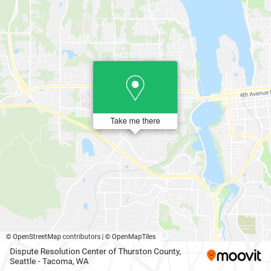 Dispute Resolution Center of Thurston County map