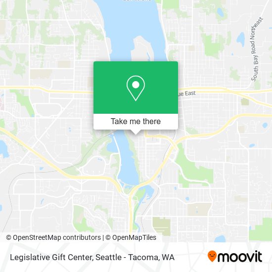 Mapa de Legislative Gift Center