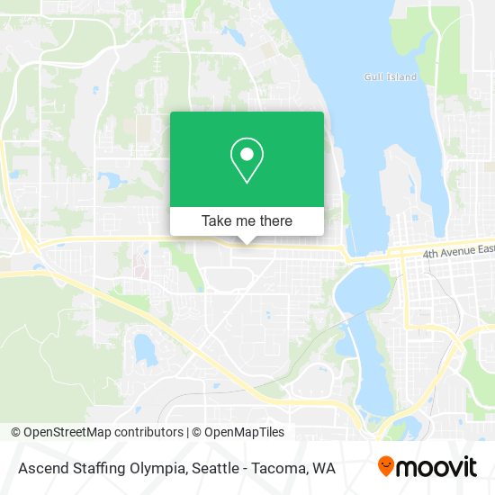 Mapa de Ascend Staffing Olympia