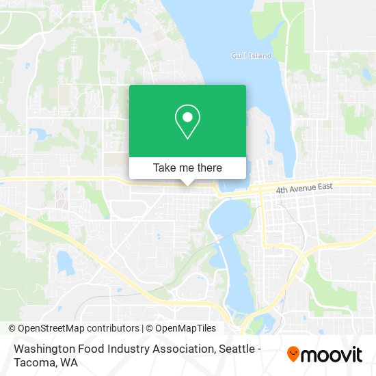 Washington Food Industry Association map