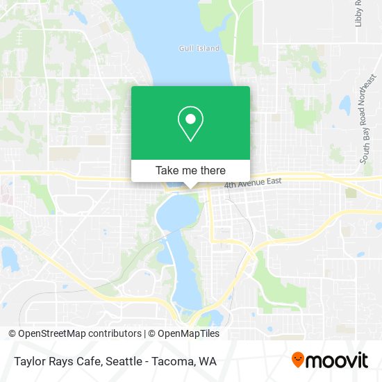 Mapa de Taylor Rays Cafe