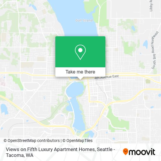 Views on Fifth Luxury Apartment Homes map
