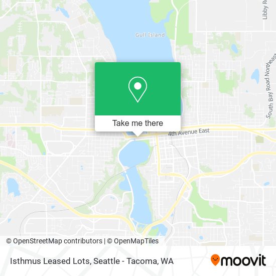 Isthmus Leased Lots map