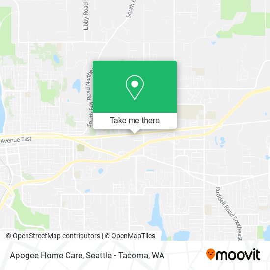 Apogee Home Care map
