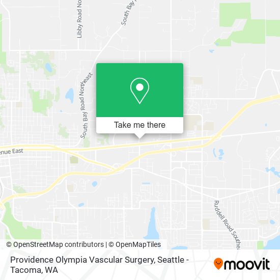 Mapa de Providence Olympia Vascular Surgery