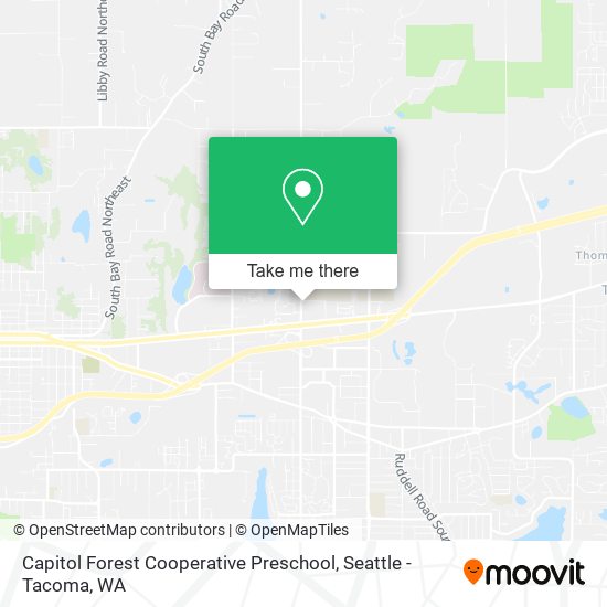 Mapa de Capitol Forest Cooperative Preschool