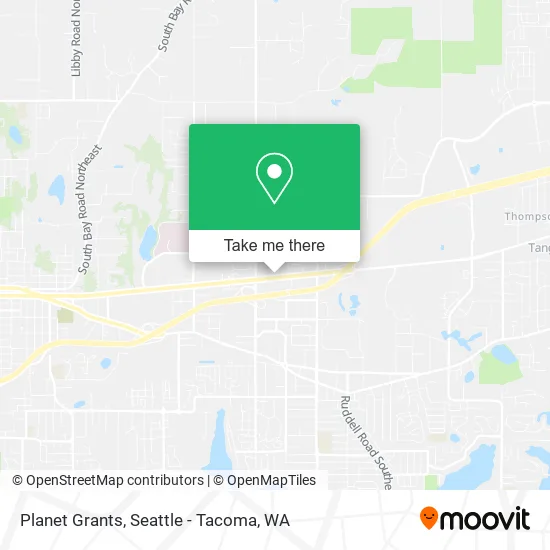 Planet Grants map