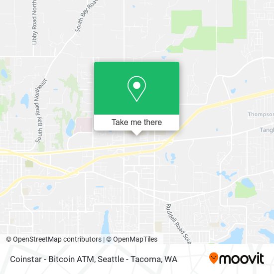 Mapa de Coinstar - Bitcoin ATM