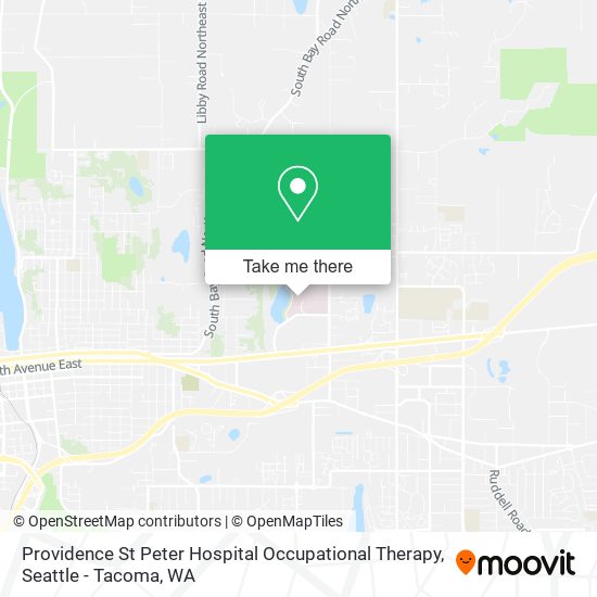 Providence St Peter Hospital Occupational Therapy map