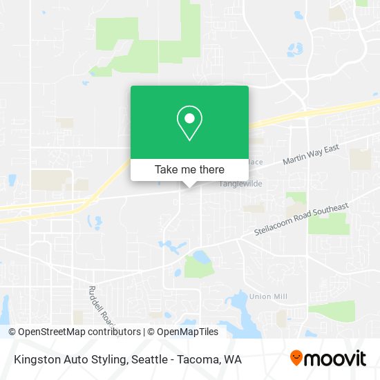 Kingston Auto Styling map