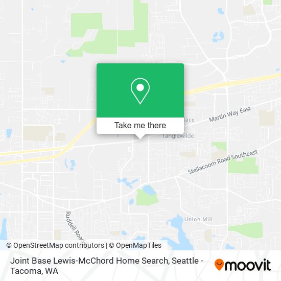 Mapa de Joint Base Lewis-McChord Home Search