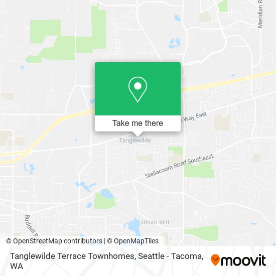 Mapa de Tanglewilde Terrace Townhomes