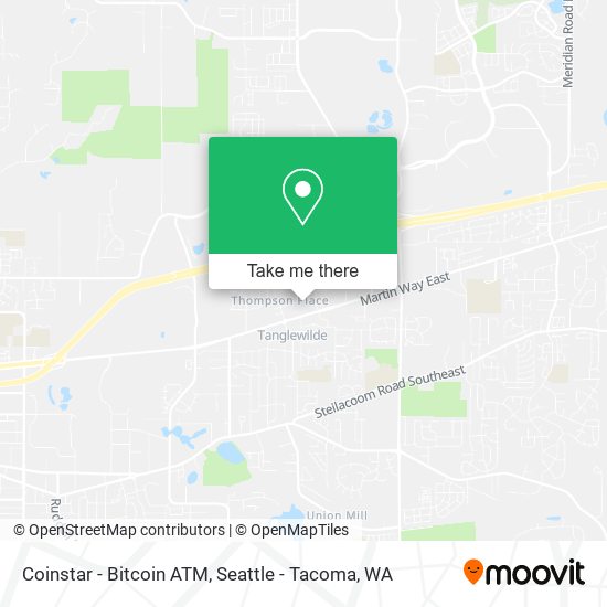 Mapa de Coinstar - Bitcoin ATM