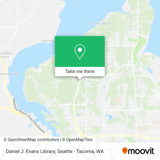 Daniel J. Evans Library map