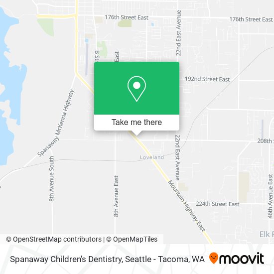 Mapa de Spanaway Children's Dentistry