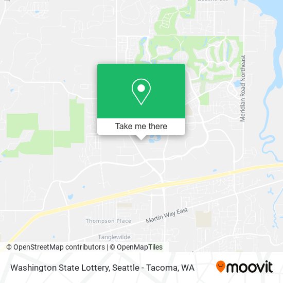 Washington State Lottery map