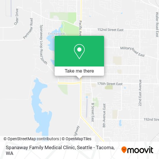 Mapa de Spanaway Family Medical Clinic