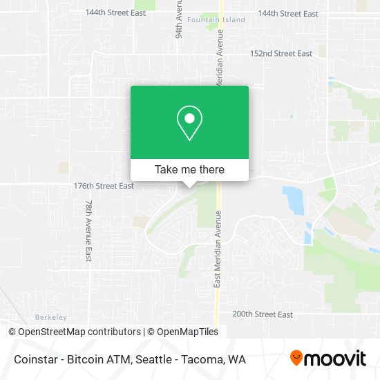 Mapa de Coinstar - Bitcoin ATM