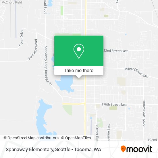 Mapa de Spanaway Elementary