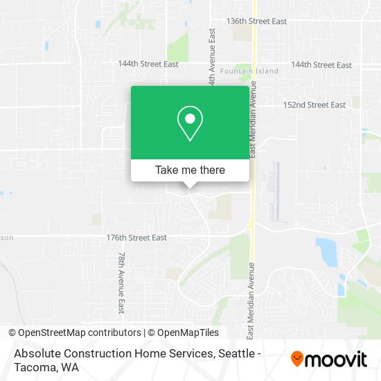 Absolute Construction Home Services map