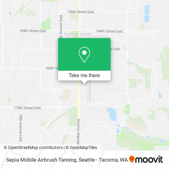 Sepia Mobile Airbrush Tanning map