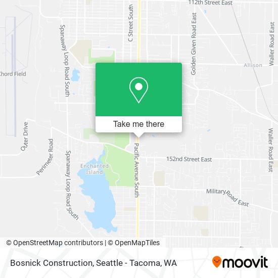 Bosnick Construction map