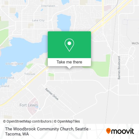 Mapa de The Woodbrook Community Church