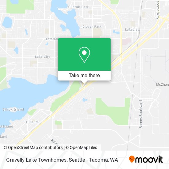 Gravelly Lake Townhomes map