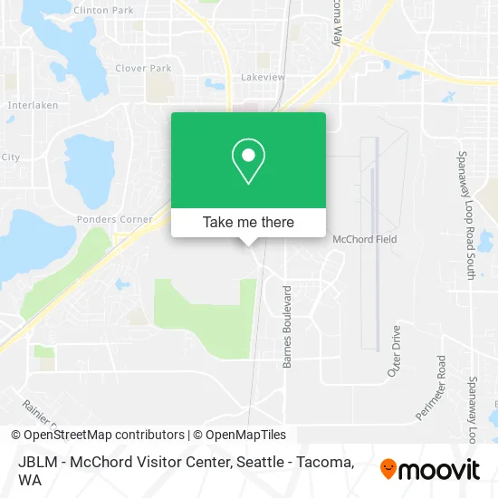 Mapa de JBLM - McChord Visitor Center