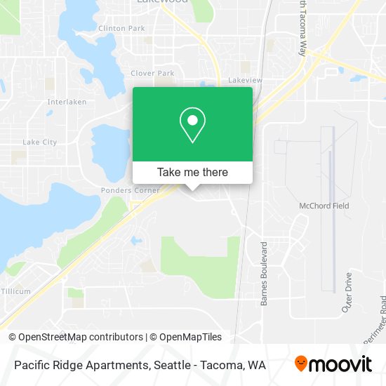 Pacific Ridge Apartments map