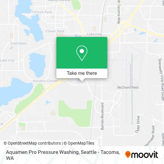 Aquamen Pro Pressure Washing map