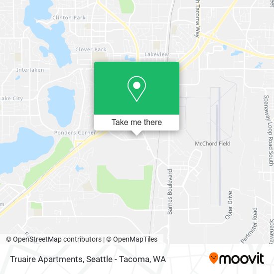 Truaire Apartments map