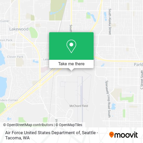 Air Force United States Department of map