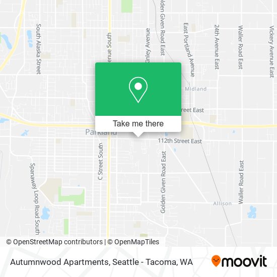 Autumnwood Apartments map