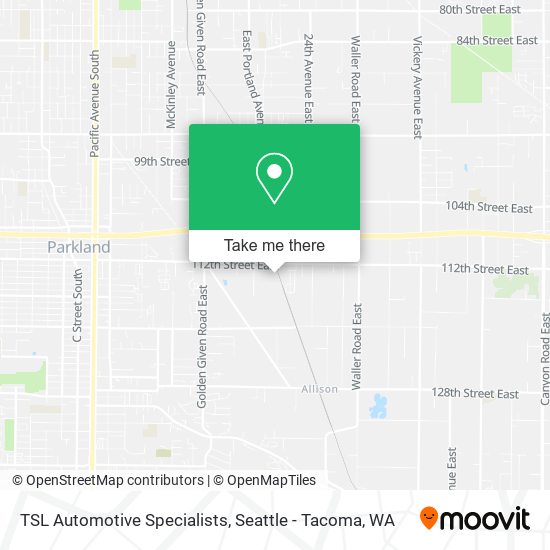 TSL Automotive Specialists map