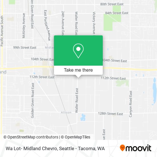 Wa Lot- Midland Chevro map