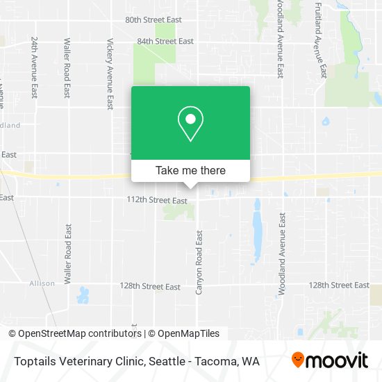 Toptails Veterinary Clinic map