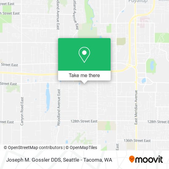 Joseph M. Gossler DDS map