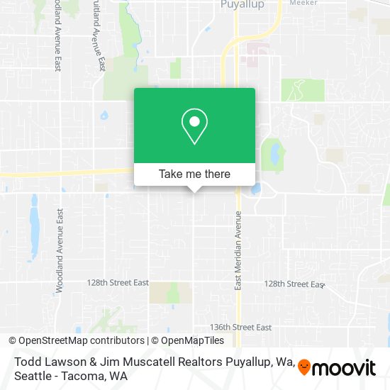 Todd Lawson & Jim Muscatell Realtors Puyallup, Wa map