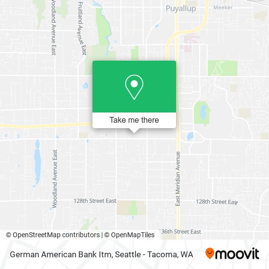 Mapa de German American Bank Itm