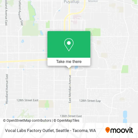 Mapa de Vocal Labs Factory Outlet