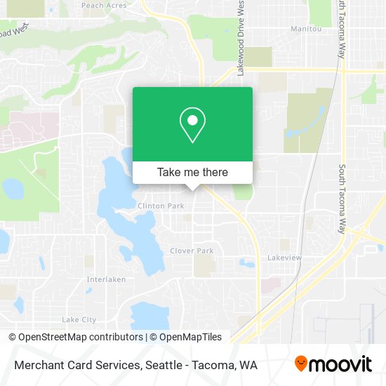 Merchant Card Services map