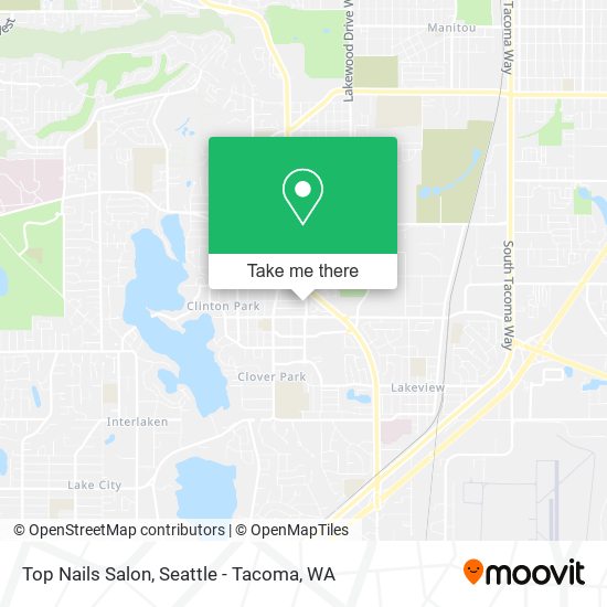 Mapa de Top Nails Salon