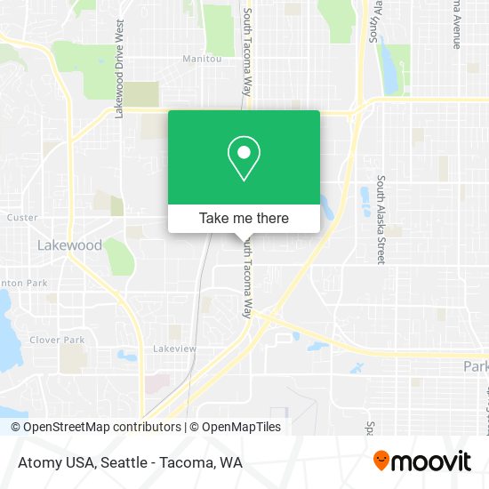 Mapa de Atomy USA