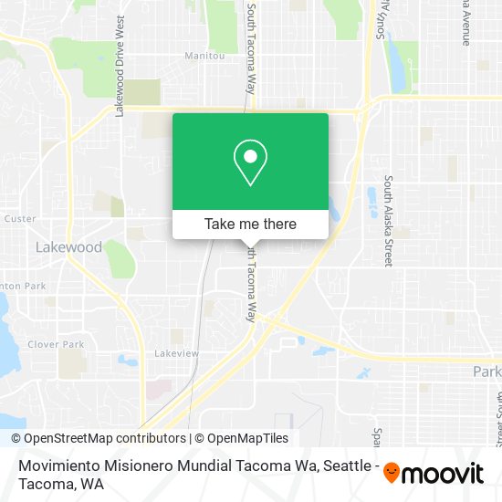 Mapa de Movimiento Misionero Mundial Tacoma Wa