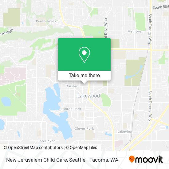 New Jerusalem Child Care map